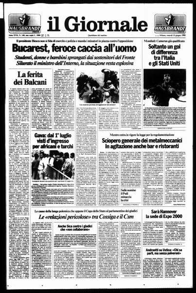 Il giornale : quotidiano del mattino